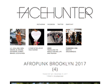 Tablet Screenshot of facehunter.org